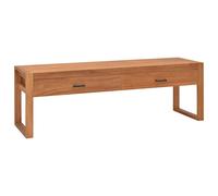 vidaXL Mueble de TV de madera de teca 140x40x45 cm