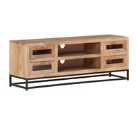 vidaXL Mueble de TV de madera maciza de acacia 110x30x40 cm