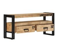 Vidaxl Mueble de TV de Madera Maciza de Mango 100x30x45 Cm