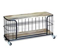 Mueble De Tv De Madera Maciza De Mango 100x40x45 Cm Vidaxl