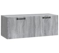 vidaXL Mueble de TV de pared, color gris Sonoma, 78,5 x 31 x 30 cm