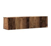 vidaXL Mueble de TV de pared Madera de ingeniería envejecida 120x30x30 cm, soporte y consola