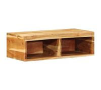 vidaXL Mueble de TV de pared madera maciza de acacia 60x30x19 cm