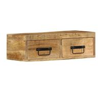 vidaXL: Mueble de pared para televisión, 60x30x19 cm, madera de mango sin tratar