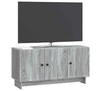 vidaXL Mueble de TV Gris Sonoma 99 x 34,5 x 50 cm Madera de Ingeniería, Sala, Armario Moderno, Amplio Espacio, estantería Actual, Unidad de Entretenimiento, organización del hogar