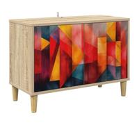 vidaXL Mueble de TV HEESCH 69 x 33 x 50 cm Sonoma Madera de ingeniería