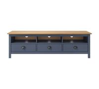 vidaXL Mueble de TV Hill madera maciza pino miel 158x40x47 cm, Mueble de Salon, Mueble TV, Mueble TV salon, Mesa de TV, Mueble tele