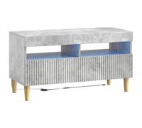 vidaXL Mueble de TV LED ARNHEM 81 x 35 x 43 cm Gris Hormigón