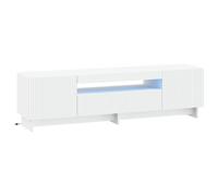 vidaXL Mueble de TV LED Ede 153 x 35 x 43 cm Blanco