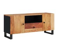 vidaXL Mueble de TV Madera acacia y contrachapada 105x33,5x46 cm - Soporte y armario para música