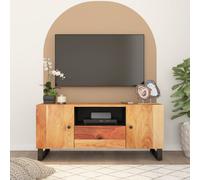 vidaXL Mueble de TV Madera acacia y contrachapada 105x33,5x46 cm - Soporte y armario para música