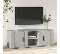 vidaXL Mueble de TV madera contrachapada gris hormigón 100x31,5x35 cm