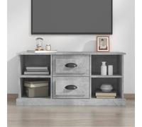 vidaXL Mueble de TV madera contrachapada gris hormigón 99,5x35,5x48 cm