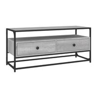 vidaXL Mueble de TV Madera contrachapada Gris Sonoma 100x35x45 cm, Mueble para Equipos de música, Armario para TV, Armario, Armario Auxiliar, aparador