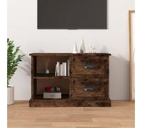 vidaXL Mueble de TV madera contrachapada roble ahumado 73x35,5x47,5 cm
