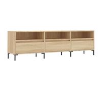 vidaXL Mueble de TV Madera contrachapada Roble Sonoma 150x30x44,5 cm, Soporte de TV, Banco de TV, Muebles para Equipos de música, aparador de TV