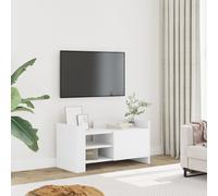vidaXL Mueble de TV – Madera de ingeniería blanco 80x35x40 cm
