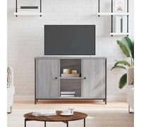 vidaXL Mueble de TV madera de ingeniería gris Sonoma 100x35x65 cm