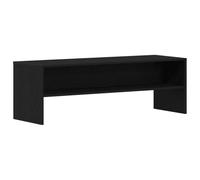 vidaXL Mueble de TV madera de ingeniería Negro Roble 120x40x40 cm