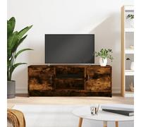 vidaXL Mueble de TV madera de ingeniería roble ahumado 102x30x37,5 cm