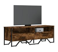 vidaXL Mueble de TV madera de ingeniería roble ahumado 122x34x41 cm