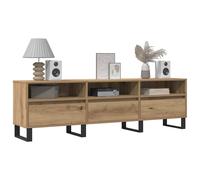vidaXL Mueble de TV Madera de ingeniería Roble Artisan 150x30x44,5 cm – Soporte de TV