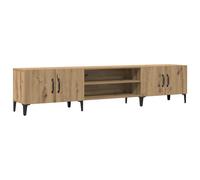 vidaXL Mueble de TV madera de ingeniería roble artisian 180x31,5x40 cm