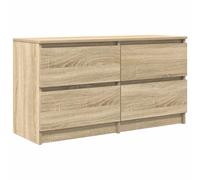 vidaXL Mueble de TV madera de ingeniería roble Sonoma 100x35x54 cm