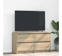 vidaXL Mueble de TV madera de ingeniería roble Sonoma 100x35x54 cm