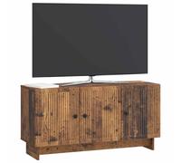 vidaXL Mueble de TV Madera Envejecida 99 x 34,5 x 50 cm, Sala, Armario Moderno, Amplio Espacio, estantería Actual, Unidad de Entretenimiento, organización del hogar