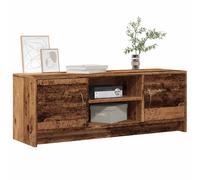 vidaXL Mueble de TV madera ingeniería madera envejecida 102x30x37,5 cm
