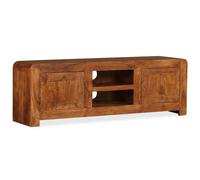 vidaXL Mueble de TV madera maciza acabado miel 120x30x40 cm