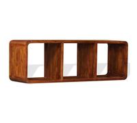 vidaXL Mueble de TV madera maciza acabado miel 120x30x40 cm