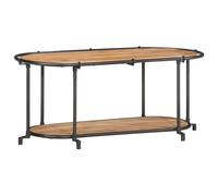 vidaXL Mueble de TV madera maciza de acacia 100x42x40 cm