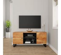 vidaXL Mueble de TV madera maciza de acacia 105x33x46 cm