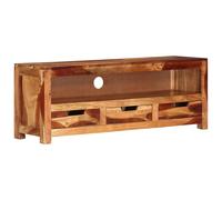 vidaXL Mueble de TV madera maciza de acacia 110x30x40 cm