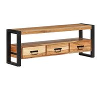 vidaXL Mueble de TV de madera maciza de acacia 120x30x45 cm