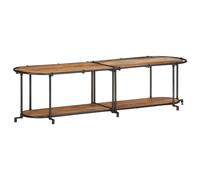 vidaXL Mueble de TV madera maciza de acacia 160x42x40 cm