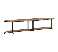 vidaXL Mueble de TV madera maciza de acacia 200x42x40 cm