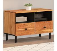 vidaXL Mueble de TV madera maciza de acacia 70x33x46 cm