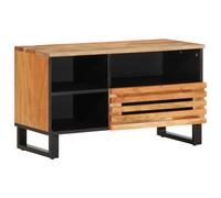 vidaXL Mueble de TV madera maciza de acacia 80x34x46 cm