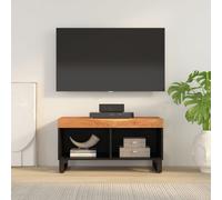 vidaXL Mueble de TV madera maciza de acacia 85x33x43,5 cm