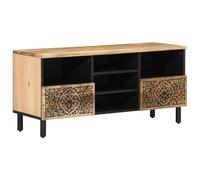 vidaXL Mueble de TV madera maciza de mango 100x33x46 cm, Mueble de Salon, Mueble TV, Mueble TV salon, Mesa de TV, Mueble tele