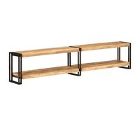 vidaXL Mueble de TV Madera maciza de mango 200x30x40 cm - soporte y almacenaje
