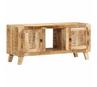 vidaXL Mueble de TV madera maciza de mango rugosa 105x46x32 cm