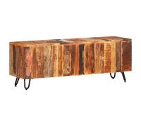 vidaXL Mueble de TV madera maciza reciclada 110x30x40 cm