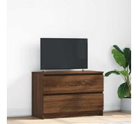 vidaXL Mueble de televisión marrón, con aspecto de roble, 80x35x54 cm, fabricado en material de madera