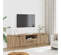 vidaXL Mueble de TV roble artesanal 140x35x40 cm madera de ingeniería