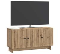 vidaXL Mueble de TV Roble Artesanal 99 x 34,5 x 50 cm, Sala, Armario Moderno, Amplio Espacio, estantería Actual, Unidad de Entretenimiento, organización del hogar