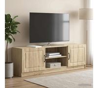 vidaXL: Mueble de TV en madera con efecto roble Sonoma, 150 x 31 x 47 cm